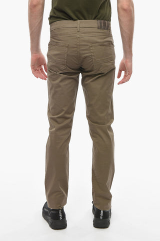 ID Stretchy-cotton 5-pocket Pants