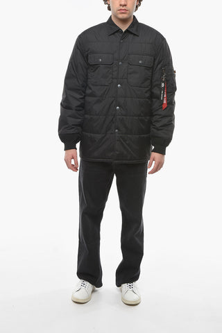 ALPHA INDUSTRIES Padded Jacket with Press Studs