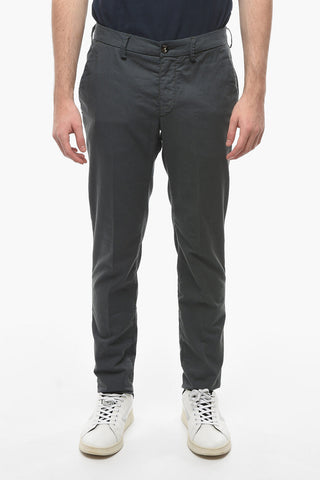 Pantaloni NEWTOWN in Misto Cotone con Passanti