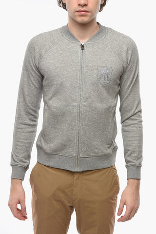 ID COLLECTION Zip-up BONINA Sweatshirt with Embroidered Emblem