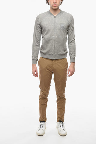 ID COLLECTION Zip-up BONINA Sweatshirt with Embroidered Emblem