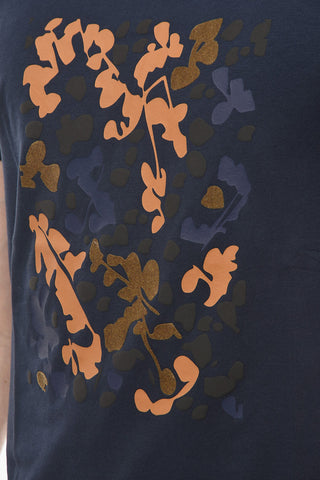 CC COLLECTION Jersey T-shirt with Floral Print