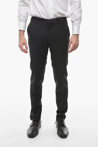 CC COLLECTION Virgin Wool RESET Pants with Belt Loops