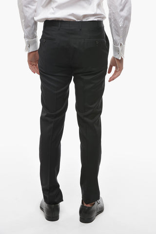 CC COLLECTION Pantaloni in Lana Vergine RESET con Passanti