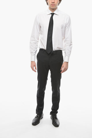 CC COLLECTION Virgin Wool RESET Pants with Belt Loops
