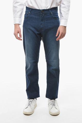 ID LUXURY DENIM Embroidered Denims with Dark Wash 21,5cm