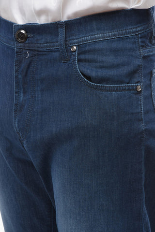 ID LUXURY DENIM Embroidered Denims with Dark Wash 21,5cm