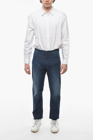 ID LUXURY DENIM Embroidered Denims with Dark Wash 21,5cm