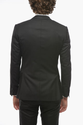 Abito ACADEMY in Twill di Lana Vergine con Revers Classico