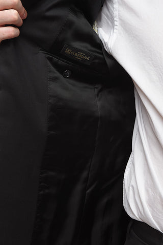 Abito ACADEMY in Twill di Lana Vergine con Revers Classico