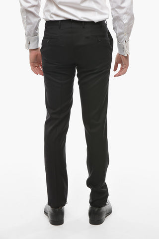Abito ACADEMY in Twill di Lana Vergine con Revers Classico