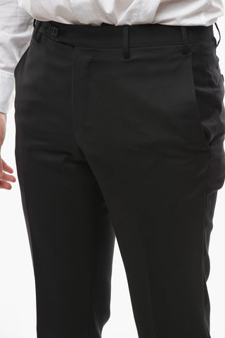 Abito ACADEMY in Twill di Lana Vergine con Revers Classico