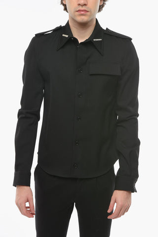 Camicia GRAIN DE POUDRE con Spille in Metallo Removibili