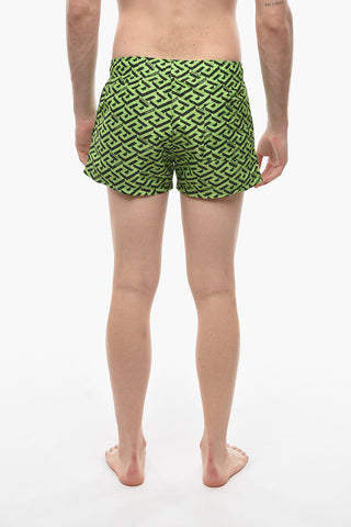 Printed Swim Shorts With drawstrings