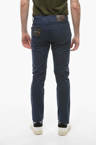 ID LUXURY DENIM Embroidered Denim Pants with Logo Patch 18cm
