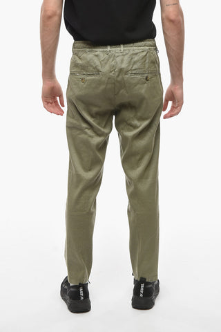 Carrot Fit MITTE Casual Pants with Drawstring Waist