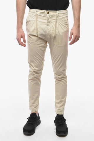 Pantaloni a Una Pince MITTE Con Elastico in Vita