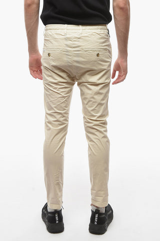 Pantaloni a Una Pince MITTE Con Elastico in Vita