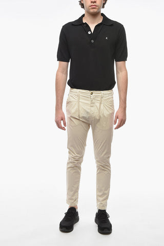 Pantaloni a Una Pince MITTE Con Elastico in Vita