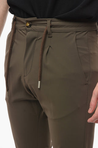 Pantaloni MITTE a 1 Pince con Elastico in Vita