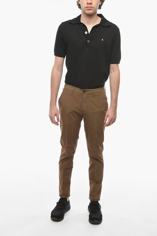 Pantaloni Chino NEWTOWN Slim Fit in Cotone stretch