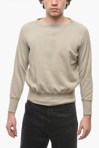Crew Neck Pure Cotton Sweatshirt