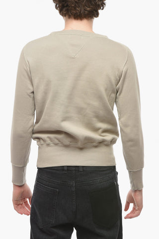 Crew Neck Pure Cotton Sweatshirt
