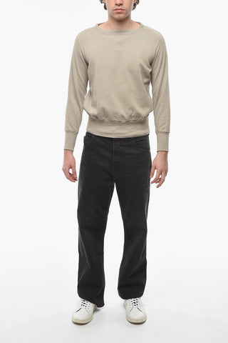 Crew Neck Pure Cotton Sweatshirt