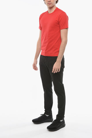 SHIRT Crew-neck T-shirt with Back Logo Lettering