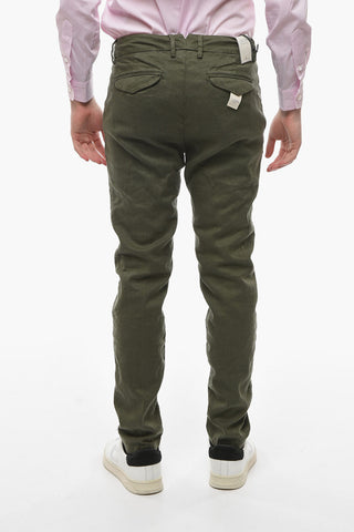Cotton and Linen Tapered Fit MARAIS Pants