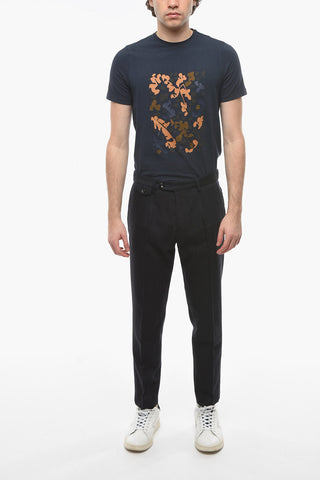Single-Pleat Virgin Wool and Cotton BRERA Pants