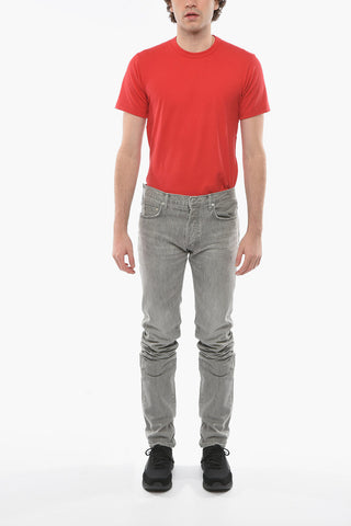 Stone Washed Slim Fit Denims 18cm