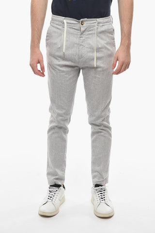 Pantaloni MITTE a 1 Pince con Elastico in Vita