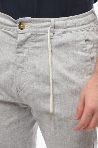 Pantaloni MITTE a 1 Pince con Elastico in Vita