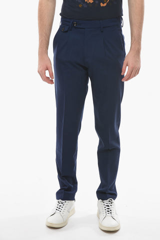 Virgin Wool RAVAL Single-Pleat Pants