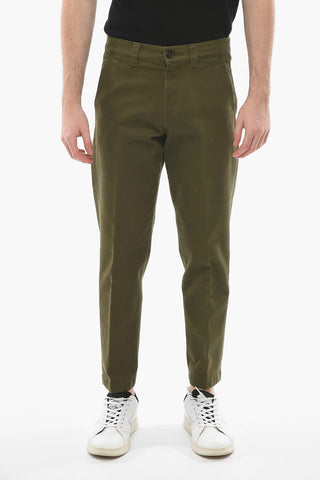 Trousers with Elasticated Waistband and Back Logo