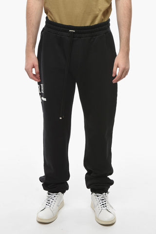 Joggers con Coulisse e Stampa Logo a Contrasto