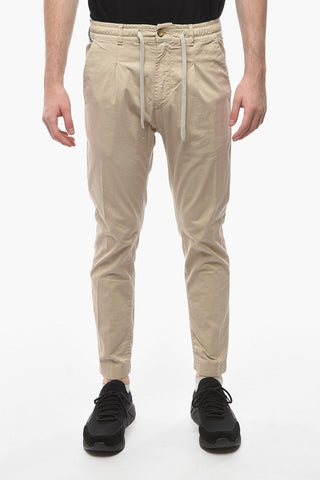 Carrot Fit MITTE Casual Pants with Drawstring Waist