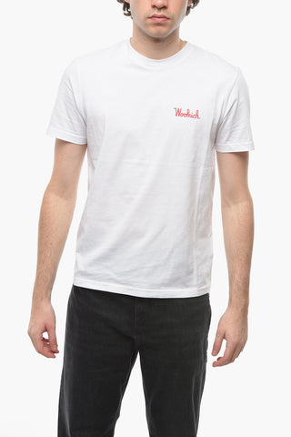 T-Shirt Girocollo con Stampa Faro
