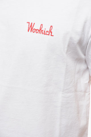 T-Shirt Girocollo con Stampa Faro