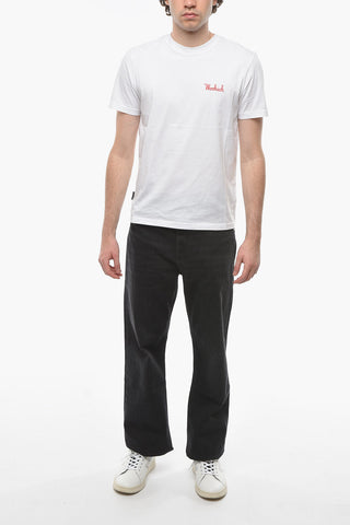 T-Shirt Girocollo con Stampa Faro