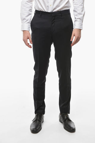 CC COLLECTION Pantaloni in Lana Vergine RESET con Passanti