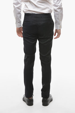 CC COLLECTION Pantaloni in Lana Vergine RESET con Passanti
