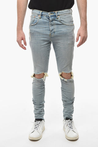 Distressed Slim Fit Jeans 14cm