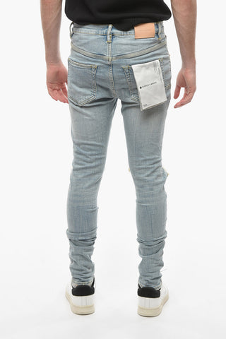 Distressed Slim Fit Jeans 14cm