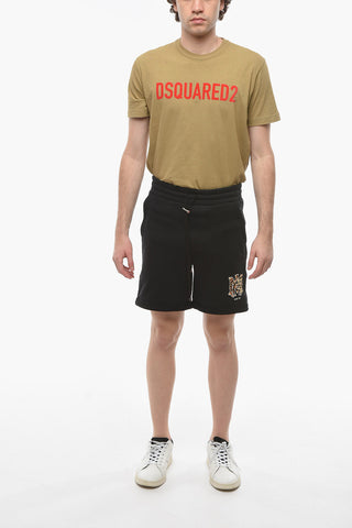 Shorts Jogger CHINESE NEW YEAR in Cotone Garzato con Stampa