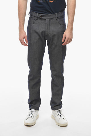 Pantaloni GENOVA in Lana Vergine e Cotone a 5 Tasche