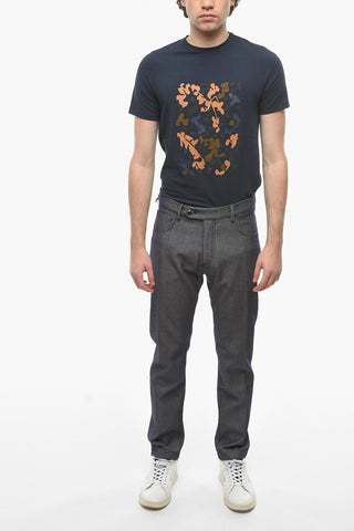 Virgin Wool and Cotton GENOVA 5 Pockets Pants
