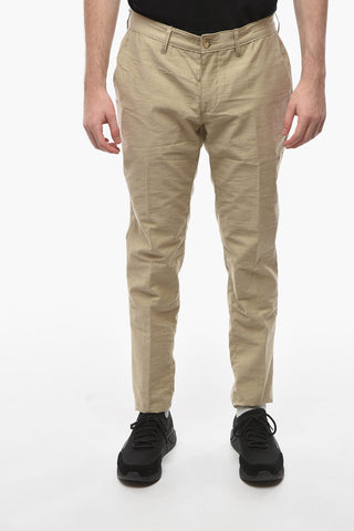 Regular Waist Cotton Blend NEWTOWN Pants