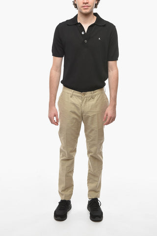 Regular Waist Cotton Blend NEWTOWN Pants